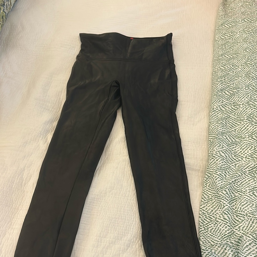 Spanx faux leather leggings